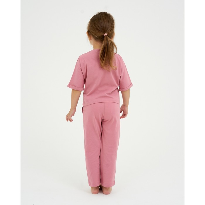 Пижама детская для девочки KAFTAN "Pink" рост 110-116 (32) - фото 1907347547