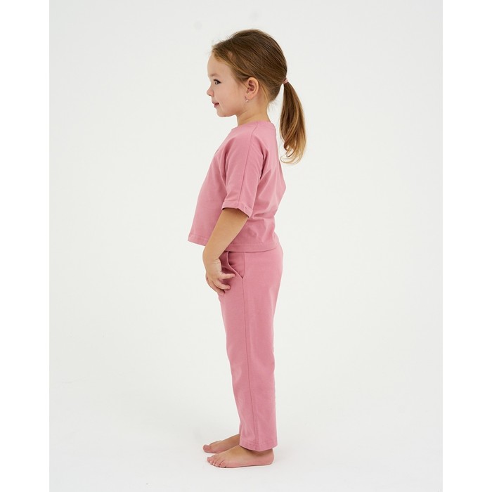 Пижама детская для девочки KAFTAN "Pink" рост 134-140 (36) - фото 1927806890