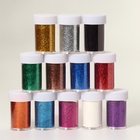 Блёстки для декора, мелкие, 12 баночек, разноцветные - Фото 3