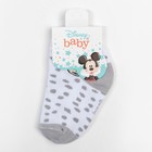 Носки Микки Маус, белый, 10-12 см - фото 26312514