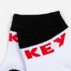 Носки "Mickey Mouse", Микки Маус, белый, 8-10 см - фото 25426743