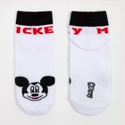 Носки "Mickey Mouse", Микки Маус, белый, 14-16 см - фото 9498670