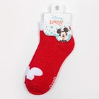 Носки Микки Маус, красный, 14-16 см - фото 26312534