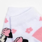 Носки "Minnie", Минни Маус, белый, 6-8 см - фото 114922368