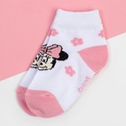 Носки  "Minnie", Минни Маус, белый, 10-12 см - фото 25426769