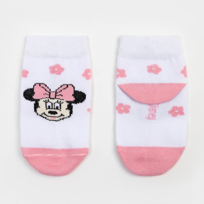 

Носки "Minnie", Минни Маус, белый, 10-12 см