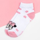 Носки  "Minnie", Минни Маус, белый, 12-14 см - фото 25426773