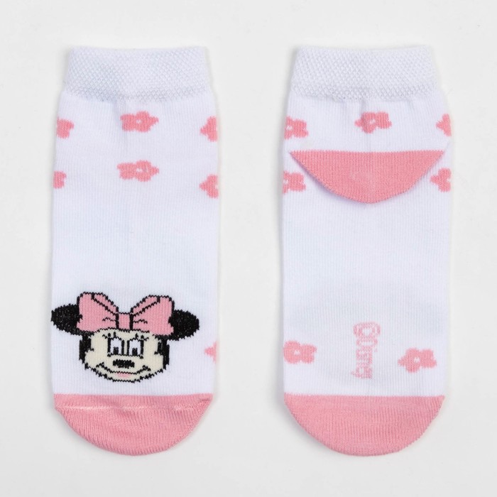 

Носки "Minnie", Минни Маус, белый, 12-14 см