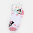 Носки  "Minnie", Минни Маус, белый, 12-14 см - фото 25426775