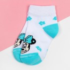 Носки "Minnie Mouse", Минни Маус, белый, 10-12 см - Фото 2