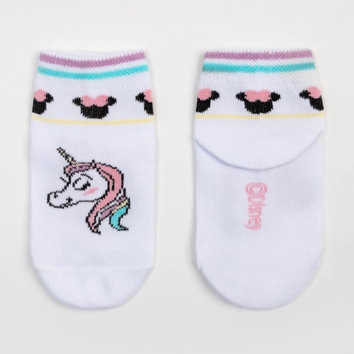 Носки "Единорог", Минни Маус, 6-8 см - Фото 1