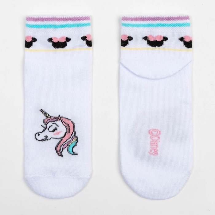 Носки детские «Единорог», Минни Маус, 12-14 см - Фото 1