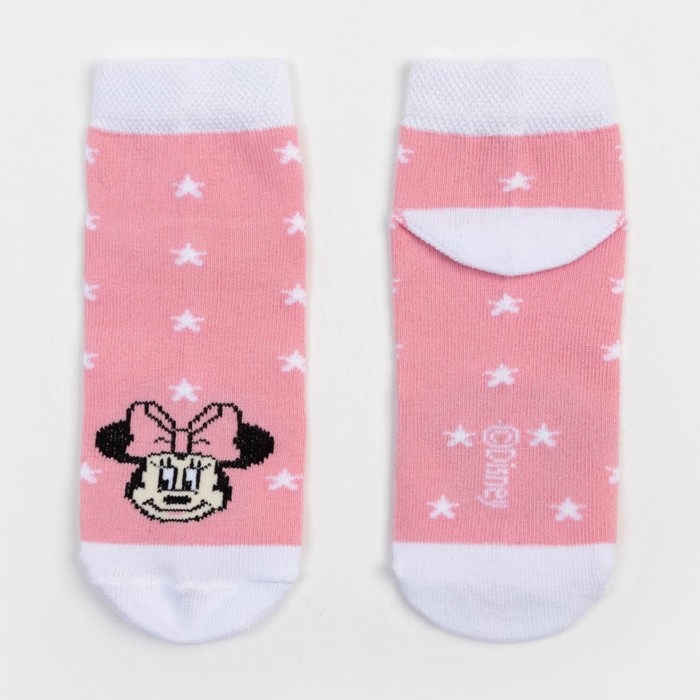 Носки  "Minnie", Минни Маус, розовый, 12-14 см - фото 1907347742
