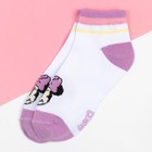 Носки Минни Маус, белый, 12-14 см - фото 25426833