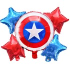 Набор фольгированных шаров "С Днем рождения", Мстители - фото 295421530