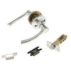 Защелка (мод.3186), межкомнатная, цвет хром - Фото 2