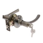 Защелка (мод.3186), межкомнатная, фиксатор, 3 ключа, цвет бронза - Фото 2