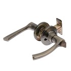 Защелка (мод.3186), межкомнатная, фиксатор, 3 ключа, цвет бронза - Фото 3