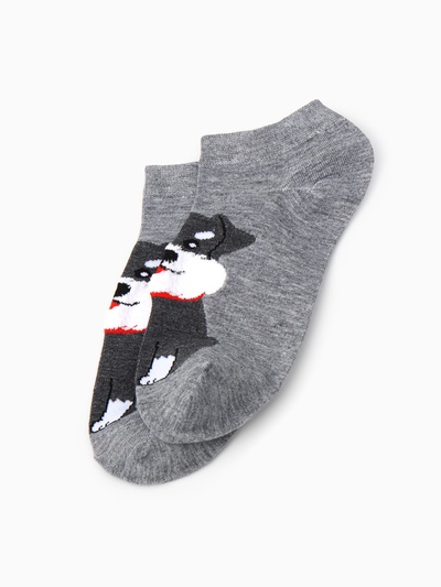 Носки для девочки KAFTAN «Ав!», набор 5 пар, размер 23-25 (10-12 лет)