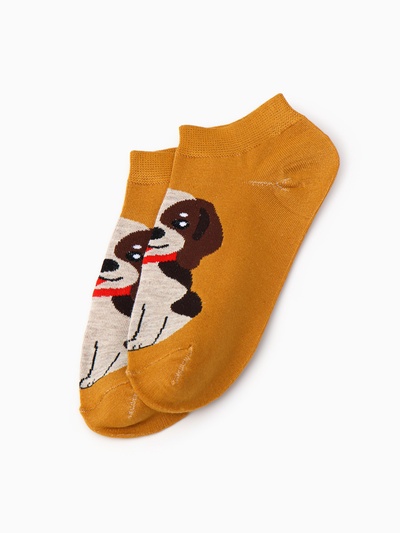 Носки для девочки KAFTAN «Ав!», набор 5 пар, размер 23-25 (10-12 лет)