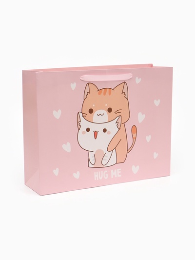 Пакет подарочный ламинированный, упаковка, «Вместе», L 40×31×11.5 см