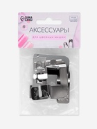 Набор лапок для швейной машины, подрубочные, 13/19/22 мм, для двойной подгибки, 3 шт. - Фото 7