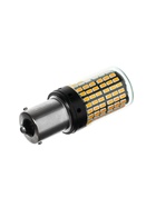 Автолампа светодиодная P21W 1156, 144 SMD, 12 В, свет оранжевый - фото 809439994