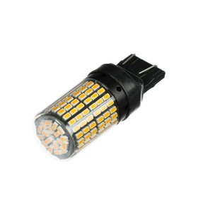 Автолампа светодиодная W21W 1156, 144 SMD, 12 В, CanBus, свет оранжевый 7055977