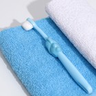 Зубная щётка, детская, 2-9 лет, 10 000 щетинок, ультрамягкая, синяя - фото 320545371