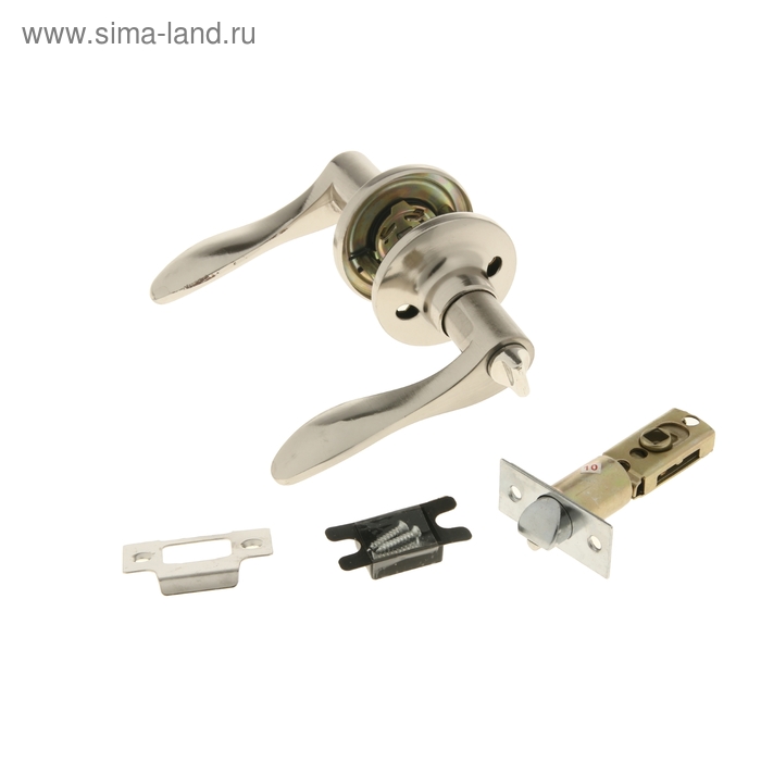 Защелка (мод.3187), межкомнатная, фиксатор, мат. хром