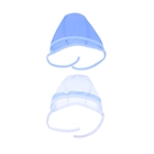 Чепчик с шитьем, интерлок, рост 54 см (36), цвет голубой - Фото 2