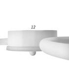 Люстра с ПДУ 2037/4 LED 156 Вт белый 120×59×4.5 см BayerLux - фото 5032705