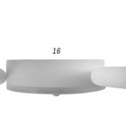 Люстра с ПДУ 2037/4 LED 156 Вт белый 120×59×4.5 см BayerLux - фото 5032706