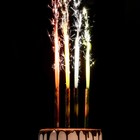 Свечи фонтаны для торта "Неон", 17,5 см, 60 секунд, цветное пламя, 4 шт - фото 9142198