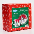 Набор посуды "Счастливого Нового Года", Me To You, кружка 350 мл, тарелка 20 см - фото 30830331