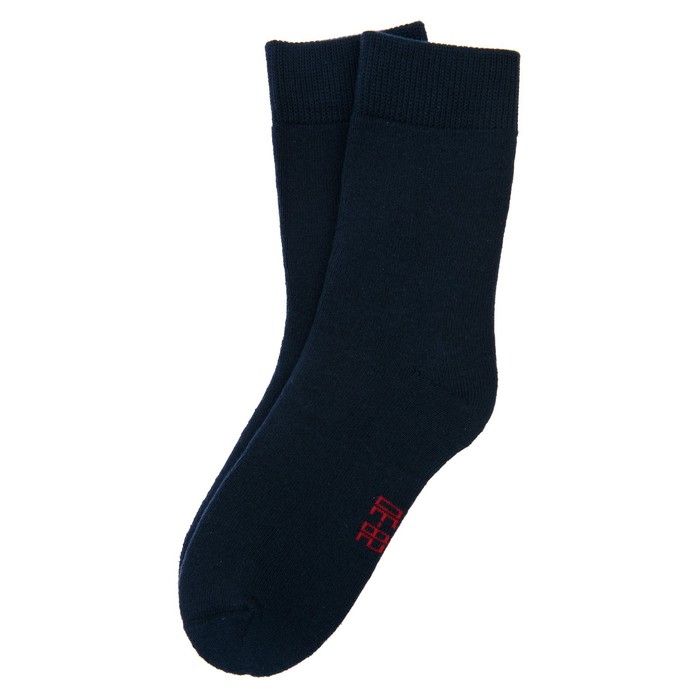 Носки махровые для мальчика, размер 25-27, цвет тёмно-синий