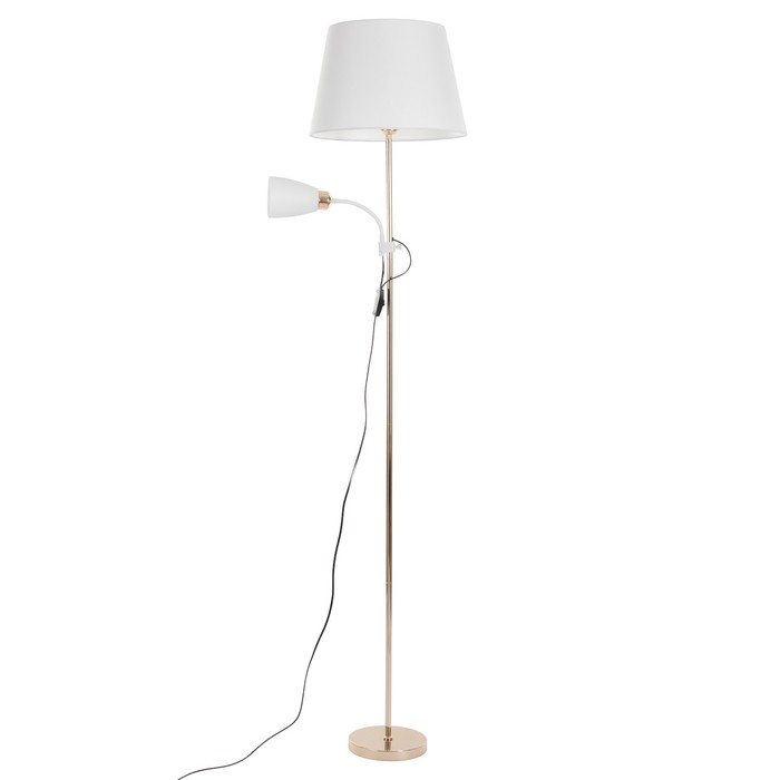 Торшер 19030/2GD, E27, 40 Вт, золото, 41×41×180 см - Фото 1