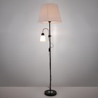 Торшер 19030/2BK, E27, 40 Вт, чёрный, 41×41×180 см - Фото 2