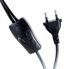 Торшер 19030/2BK, E27, 40 Вт, чёрный, 41×41×180 см - Фото 9