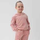 Костюм детский (толстовка, брюки) KAFTAN "Basic line" размер 36 (134-140см), розовый - Фото 2