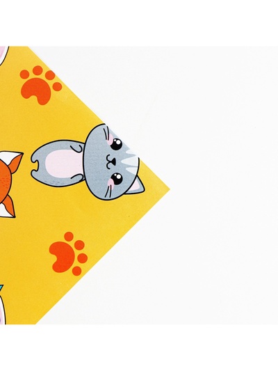 Бумага упаковочная глянцевая «Персонажи», 70×100 см