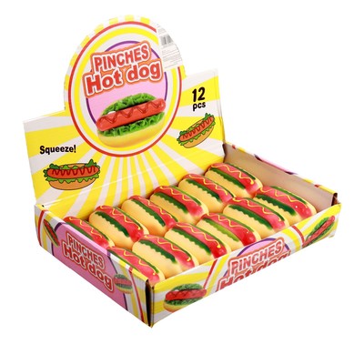Антистресс игрушка - мялка «Хот-дог», МИКС