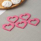 Молд для заливки «Сердце для шоколада», 8 ячеек 5.5×4 см, силикон, прозрачный - Фото 4