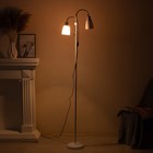 Торшер 19024/2WT E27 40 Вт белый 22×22×160 см - Фото 14