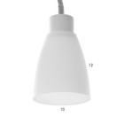 Торшер 19024/2WT E27 40 Вт белый 22×22×160 см - Фото 9