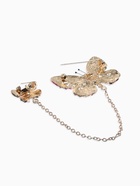 Брошь со значком на цепочке «Бабочка», цветная в золоте - Фото 3