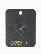 Брошь со значком на цепочке «Бабочка», цветная в золоте - Фото 7