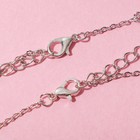 Кулоны "Неразлучники" волшебные единороги, цвет светло-розовый в серебре, 40см - фото 24423537