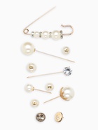 Набор булавок (6 шт.) «Жемчужное ассорти», 6.5 см, белый в золоте - Фото 2