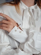 Набор булавок «Жемчужная нежность», 6 шт. 3.5 см, белый в серебре - Фото 5